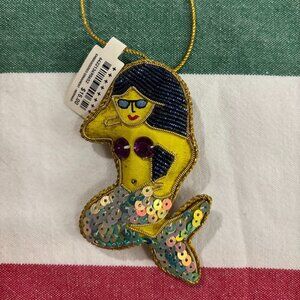 Drake General Store Embroidered & Beaded Ornaments. With tags. Each $12.